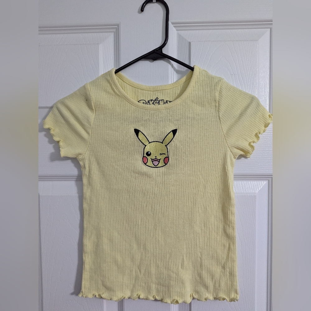 Pikachu Yellow Short Sleeve Tee